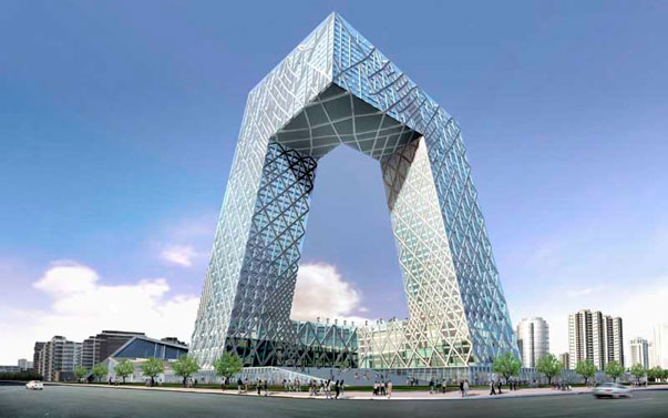 Es un rascacielos de 44 pisos en Beijing, China. Se ganó el apodo de “calzoncillos gigantes” poco después de su finalización en el año 2009