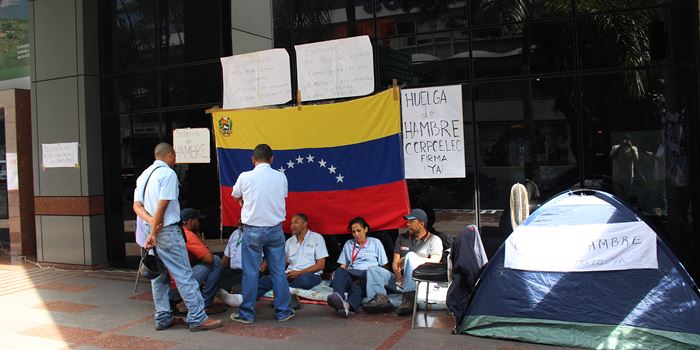 Protesta trabajadores Corpoelec - El Rosal (10)