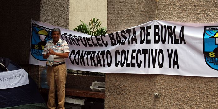 Protesta trabajadores Corpoelec - El Rosal (5)