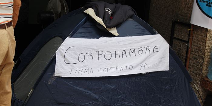 Protesta trabajadores Corpoelec - El Rosal (6)