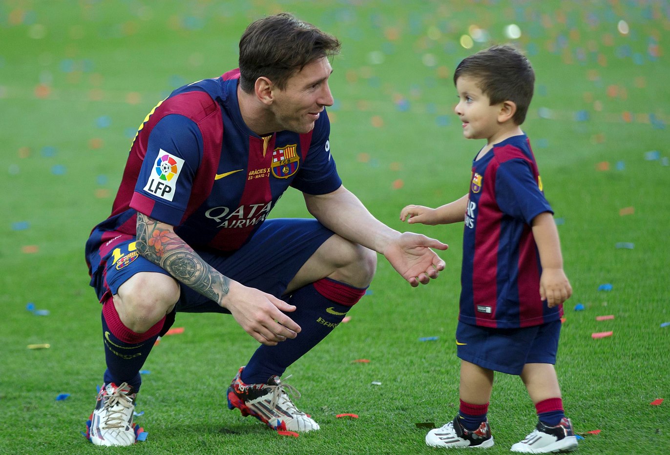 El hijo de Messi ficha por la escuela del Barcelona | 800Noticias