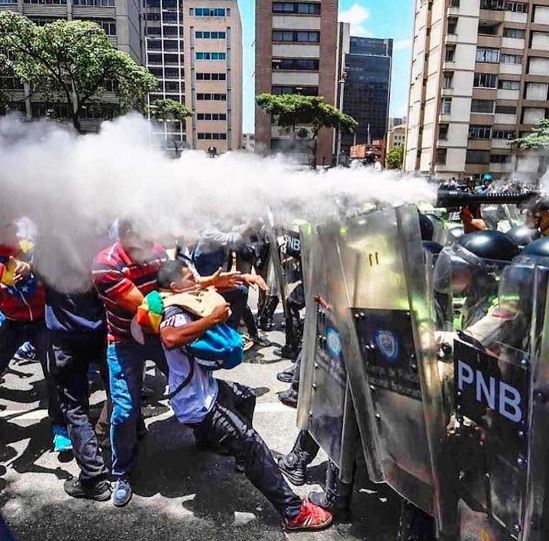 gnb venezuela represion protestas