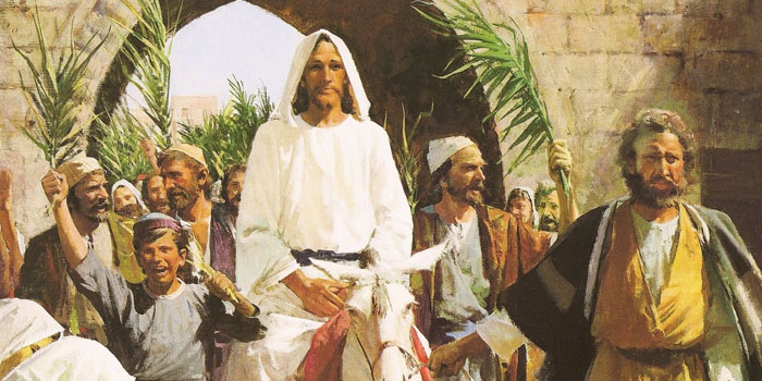 Resultado de imagen para domingo de ramos entrada triunfal de jesus a jerusalen juan pablo ll