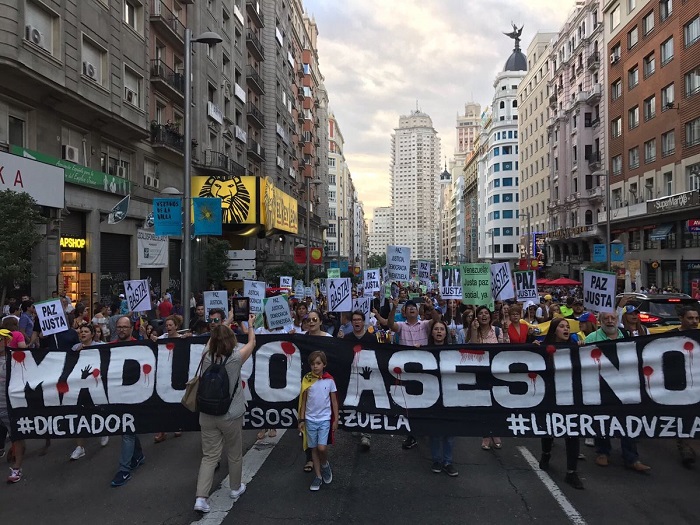 marcha venezolanos madrid 872017 -@WillSpain