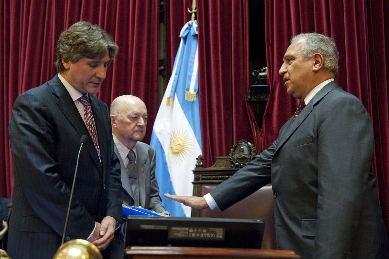 Juramentación Amado Boudou como vicepresidente de Argentina