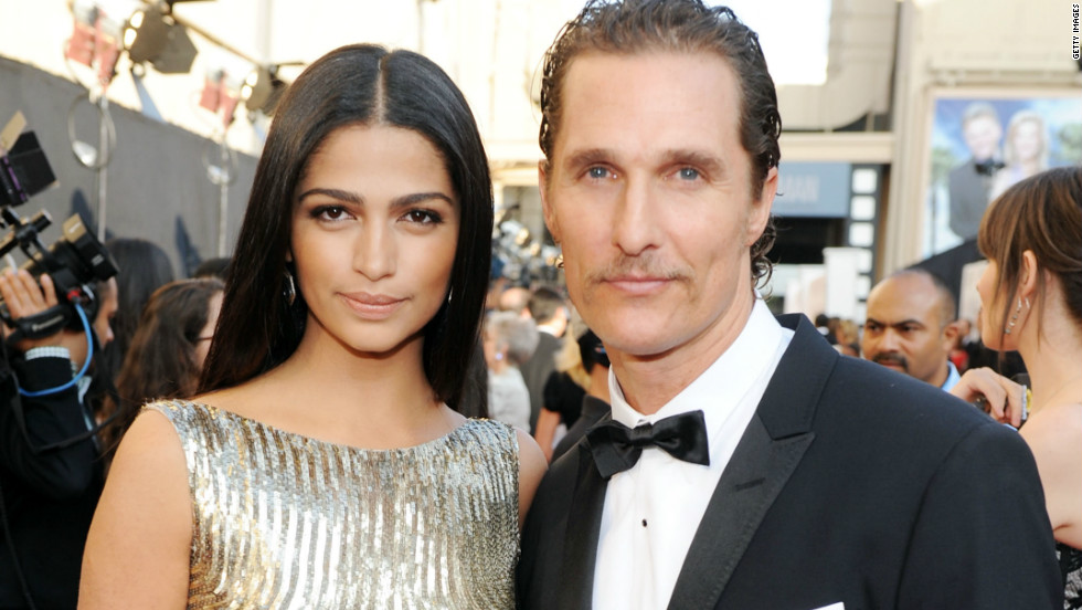 Matthew McConaughey y su esposa Camila Alves