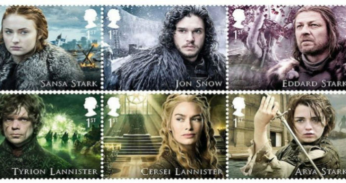 Servicio postal del Reino Unido venderá sellos de Juego de Tronos 2