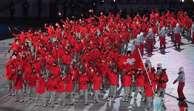 inauguracion juegos olimpicos de invierno PyeongChang 1 delegacion suiza