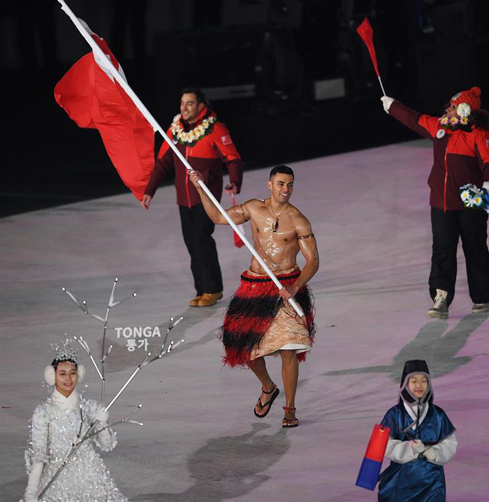 inauguracion juegos olimpicos de invierno PyeongChang 1 delegacion tonga