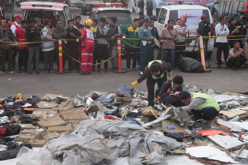 accidente de avión en Indonesia