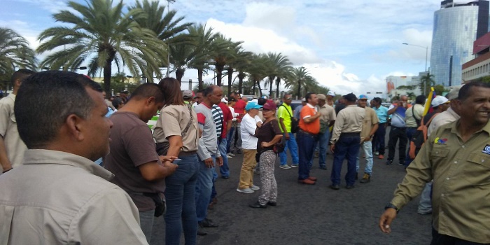 Protesta de trabajadores de Guayana - Ferrominera