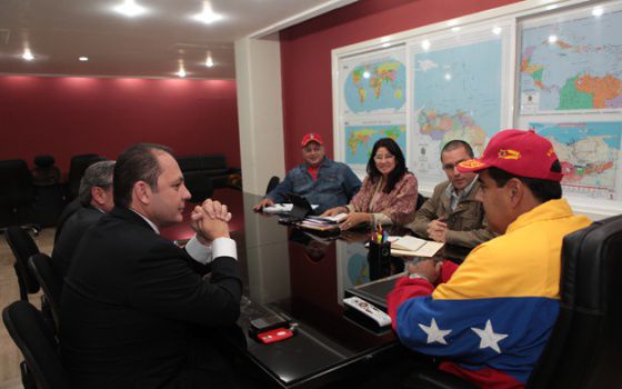 Raúl Gorrín con Maduro