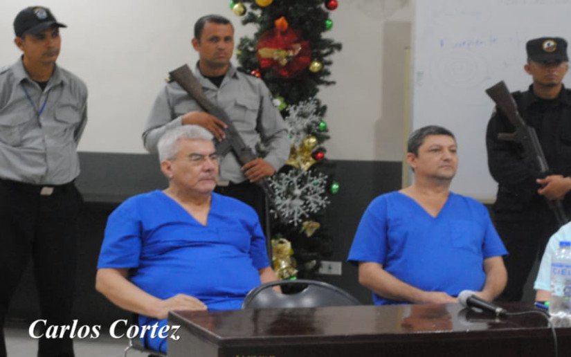 Benjamín Siles Aguilar y Nardo Rafael Sequeira - presos políticos Nicaragua