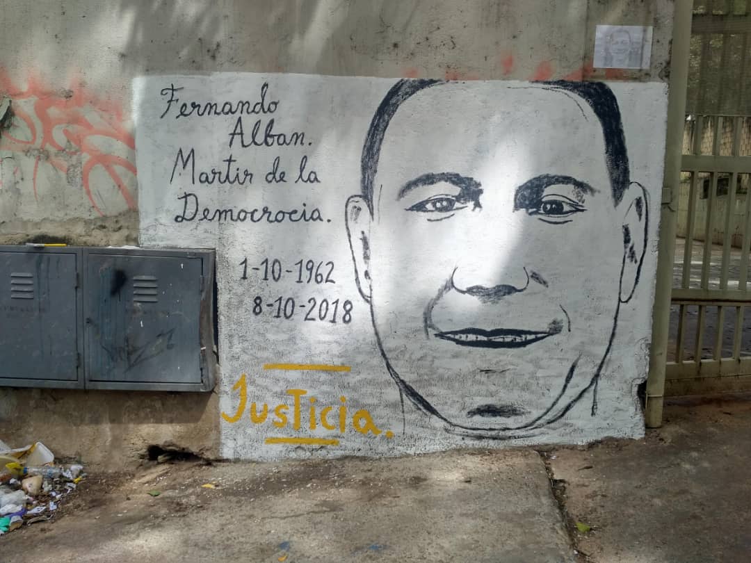 Con este mural, el señor del papagayo honra a Fernando Albán a dos meses de su muerte 4