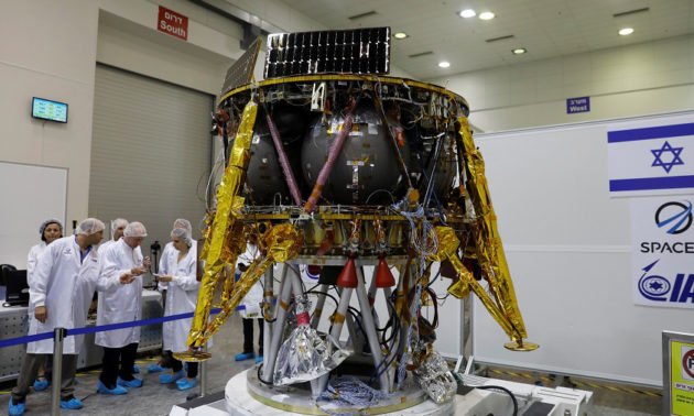 Israel presenta su primera cápsula lunar 2