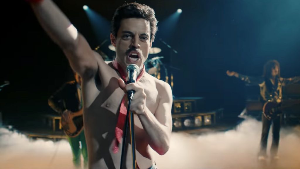 Rami Malek en Bohemian Rhapsody