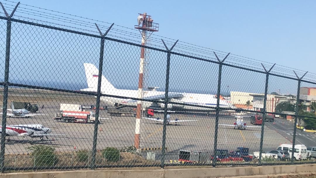 Aviones rusos en Maiquetía llegaron este sábado 23 de marzo 2019