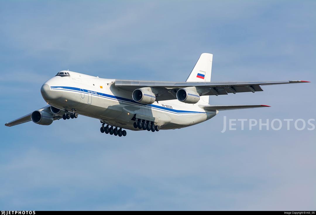Avión ruso con destino a Venezuela