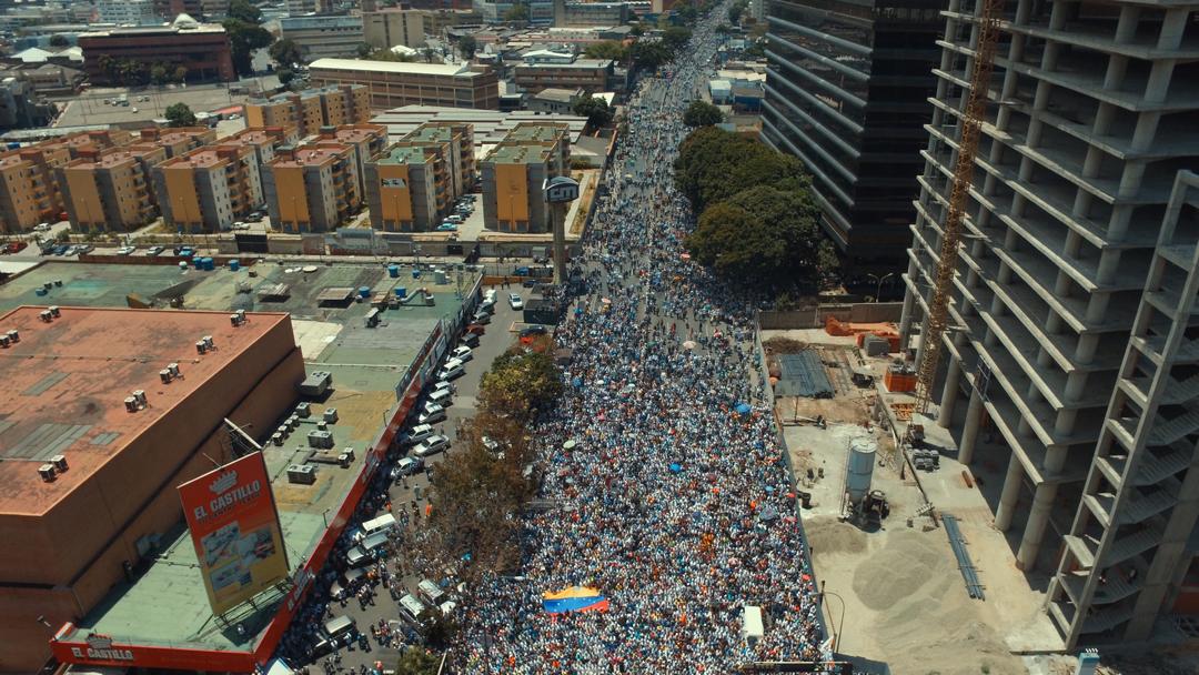 Marcha oposición en Caracas