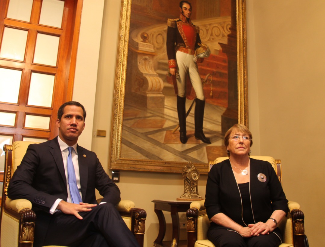 Bachelet y Guaidó