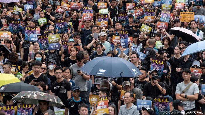 manifestacion Hong Kong