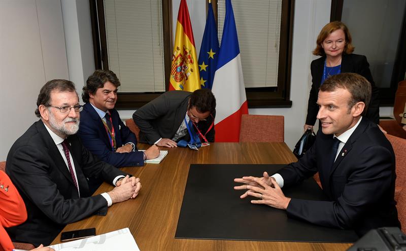 Macron y Rajoy