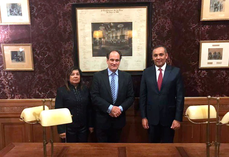 Maikel Moreno se reúne con con el Secretario General de la Corte Permanente de Arbitraje, Dr. Hugo Siblesz