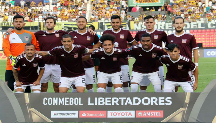 Jugadores de Carabobo FC en Copa Libertadores