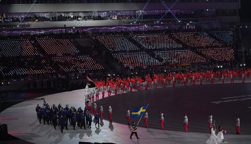 inauguracion juegos olimpicos de invierno PyeongChang 1 delegacion suecia