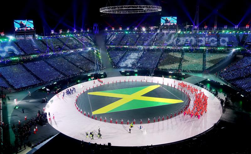 inauguracion juegos olimpicos de invierno PyeongChang 17 delegacion jamaica