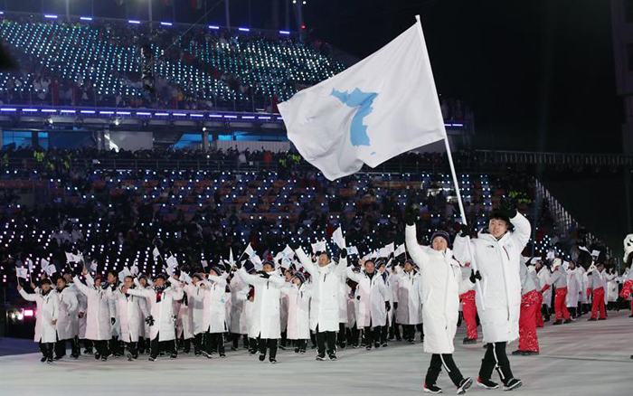 inauguracion juegos olimpicos de invierno PyeongChang las dos coreas desfilaron juntas 4