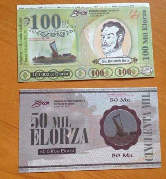 Nuevo billete Elorza que circula en Apure por la escasez de efectivo