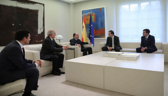 Rajoy recibe en La Moncloa a Borges Vecchio y Ledezma 4