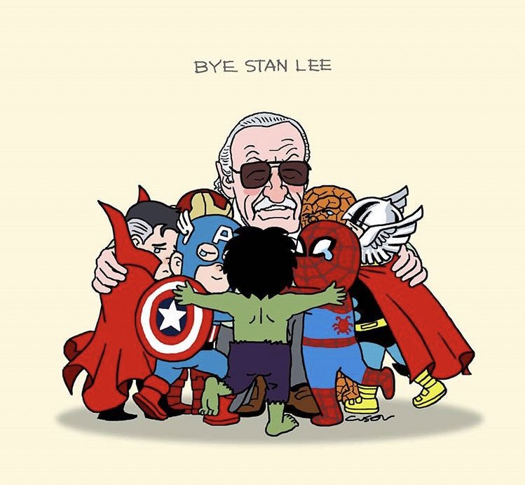 Stan Lee caricatura