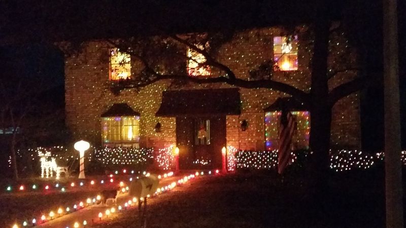 Casas adornadas de Navidad en Houston, Texas