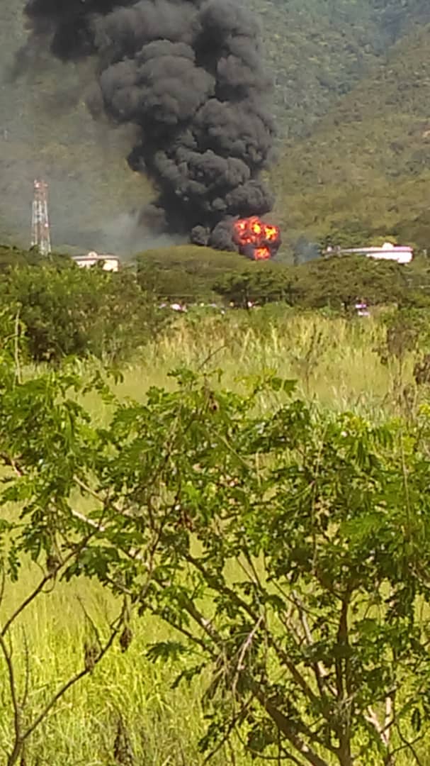 Incendio en PDVSA Gas Guatire