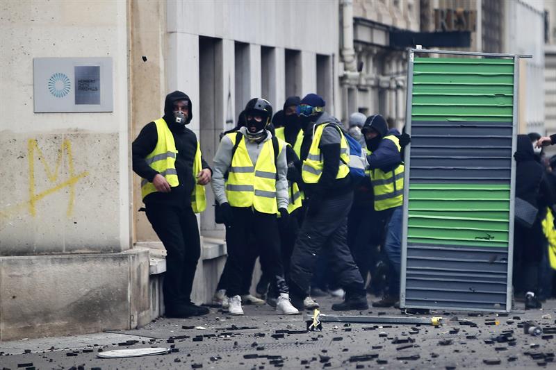 protestas, chaquetas amarilla, francia, paris (1)