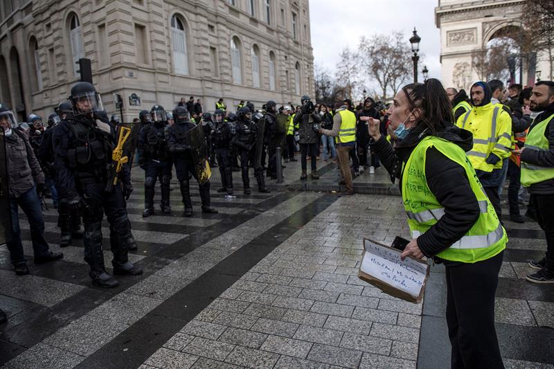 protestas, chaquetas amarilla, francia, paris (10)