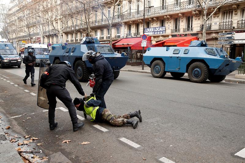 protestas, chaquetas amarilla, francia, paris (3)