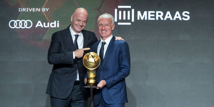 Didier Deschamps, premio global soccer