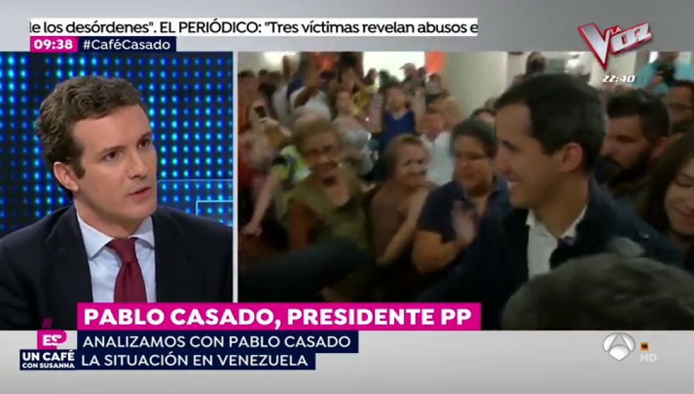Pablo Casado sobre Venezuela - Juan Guaidó