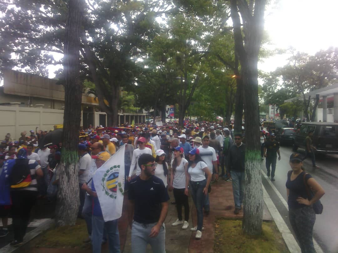 Marcha por la Avenida Bolívar de Maturín, Monagas. Foto: Cortesía