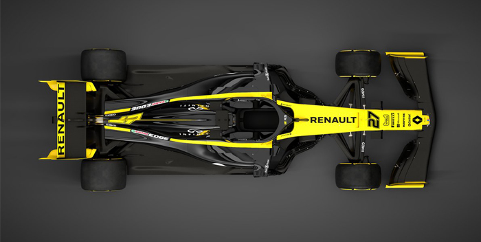 reanult presentacion del carro 2019, formula 1, pilotos -f-@renaultf1teram 3