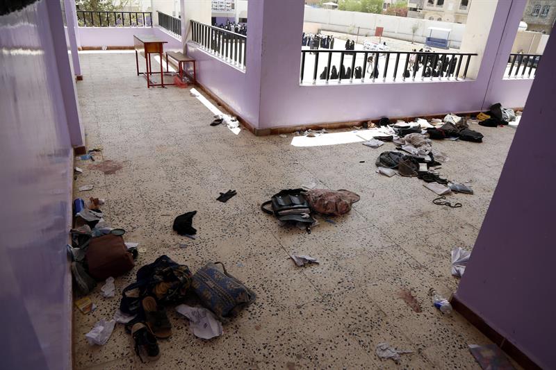 Unicef afirma que la explosión cerca de escuelas del Yemen mató a 14 niños