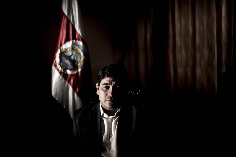 presidente de Costa Rica, Carlos Alvarado,