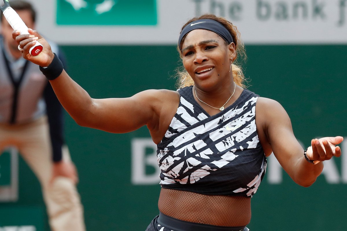 Serena Williams claudica en la tercera ronda del Roland Garros | 800Noticias1200 x 800