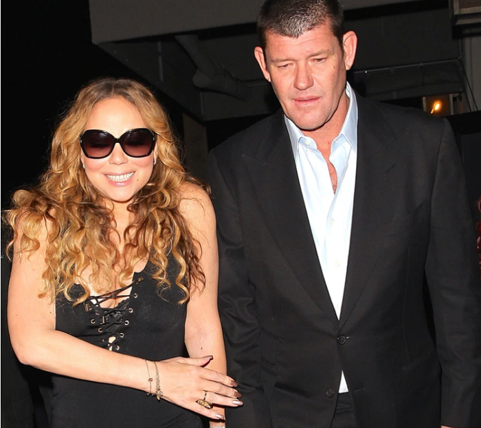 Mariah Carey con el multimillonario australiano James Packer (The Grosby Group)