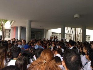 protesta estudiantes medicina ucv