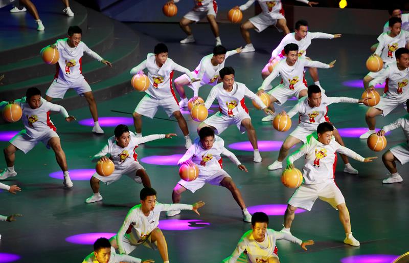 China mundial baloncesto inauguración 5