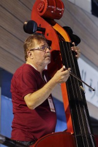 Ghaleb Badran presents giant violin